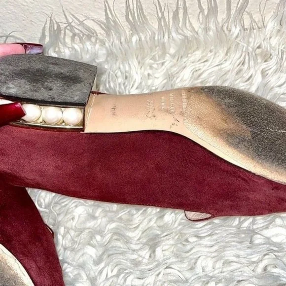 Nicholas Kirkwood Suede Loafers with pearl accents - Picture 6 of 11